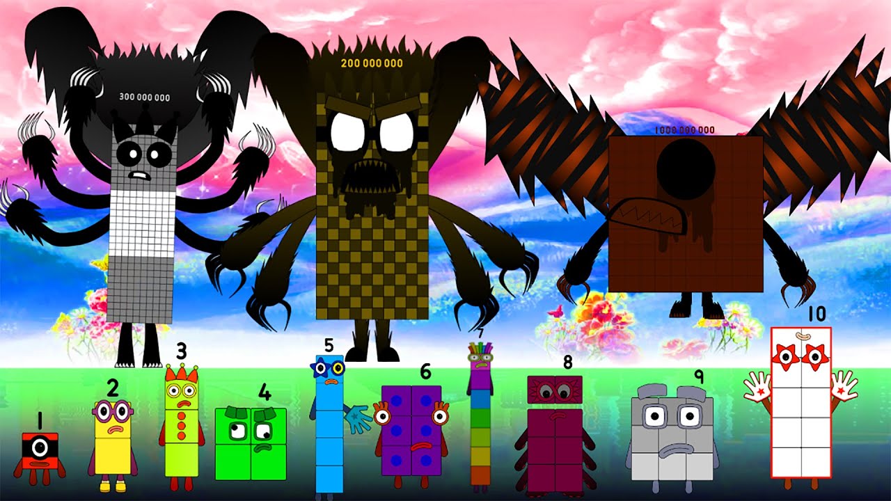 Tiny vs Mega! Uncannyblocks band different (100000000 -100000000)  Battle of the Mini Giants!