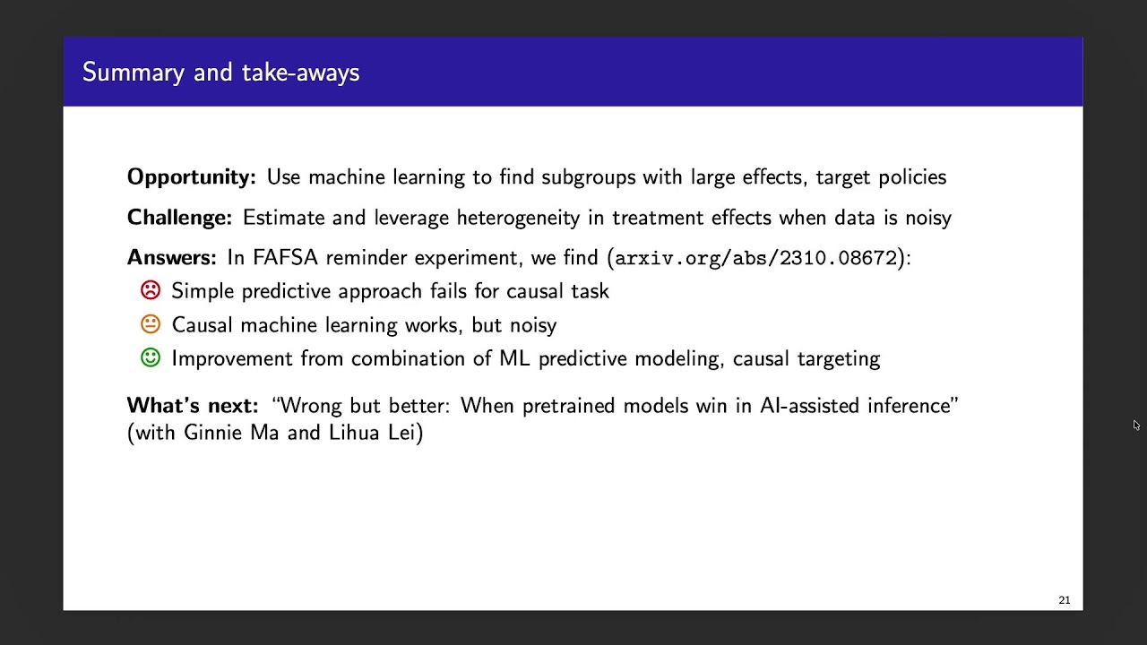 Machine Learning Who to Nudge: Causal vs Predictive Targeting in a Field Experiment on Student...