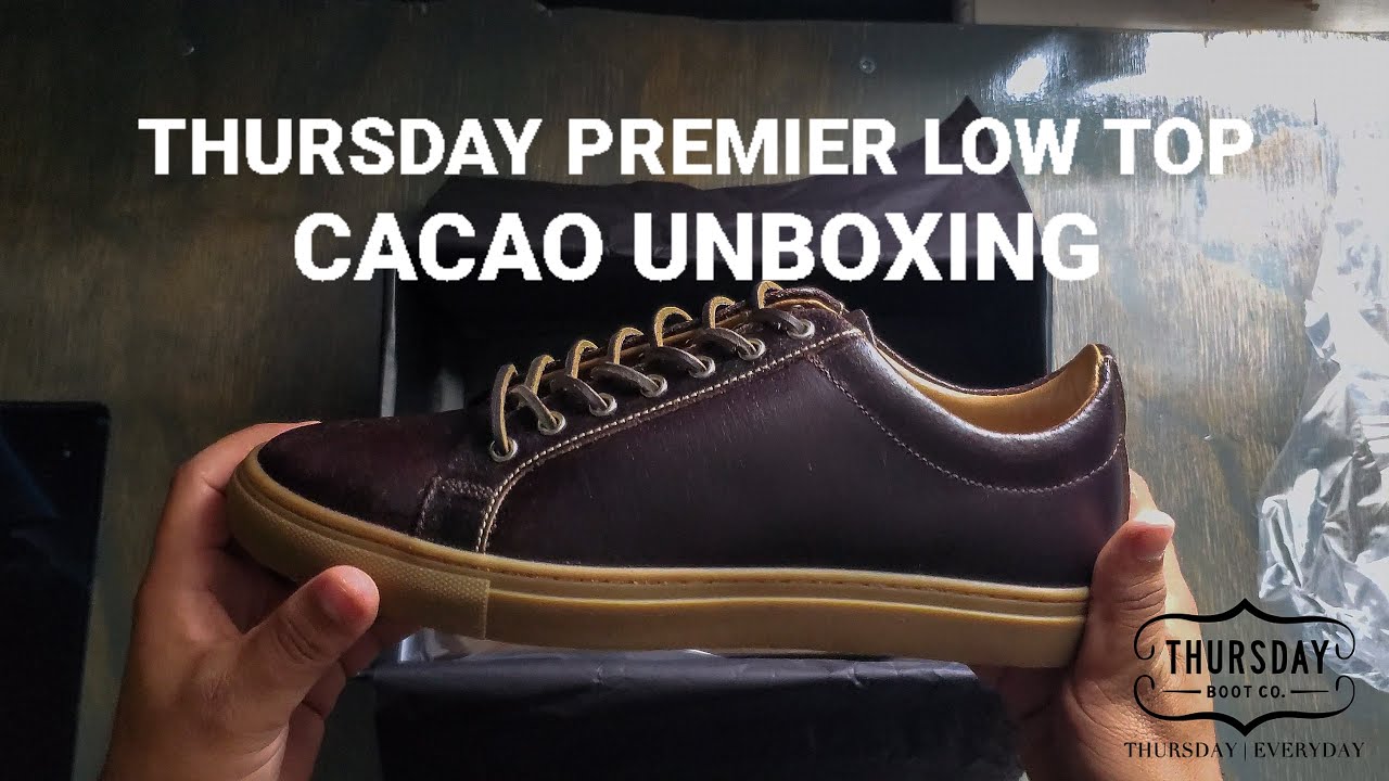 Thursday Boot Sneakers Unboxing - Cacao