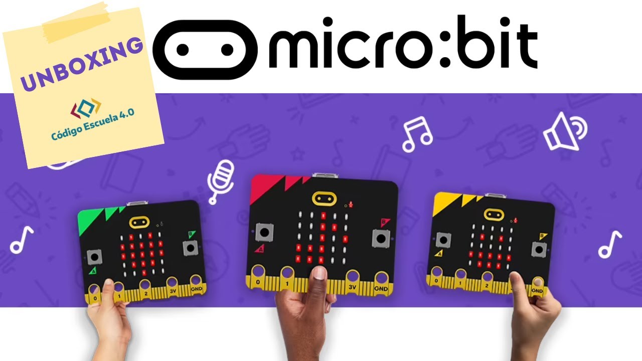 #Unboxing  de la PLACA MICRO:BIT 🤖 Escuela 4.0
