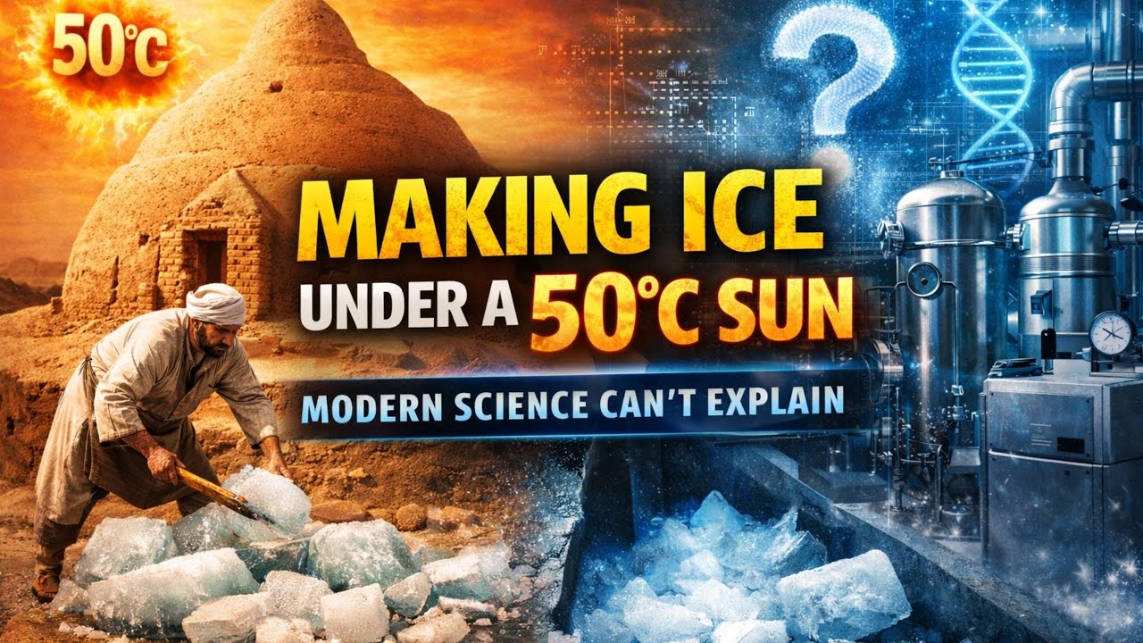 How Persia Made Ice Under a 50°C Sun — The Secret Modern Science Can’t Beat