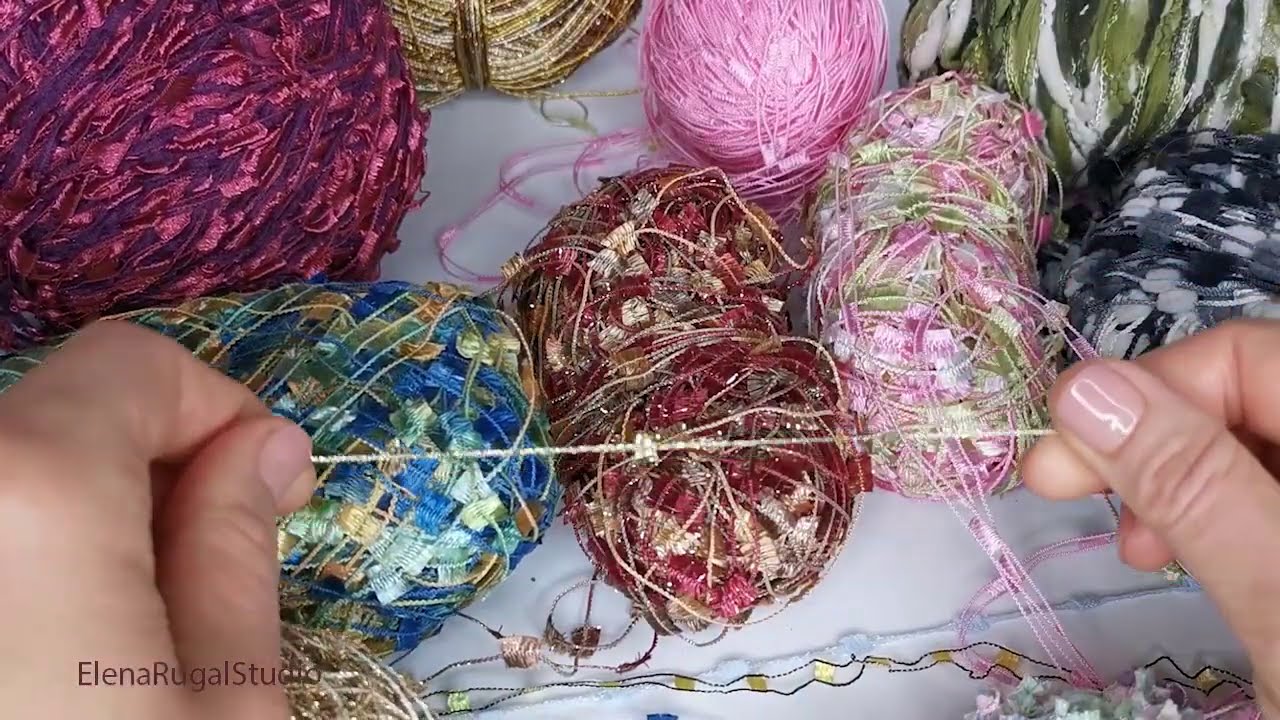 Моя фактурная пряжа.....