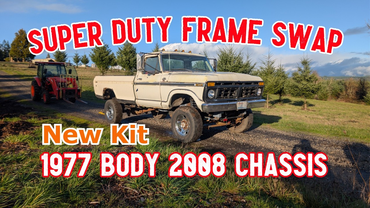 Замена рамы Ford Dentside 1977 года на раму SuperDuty 2008 года.