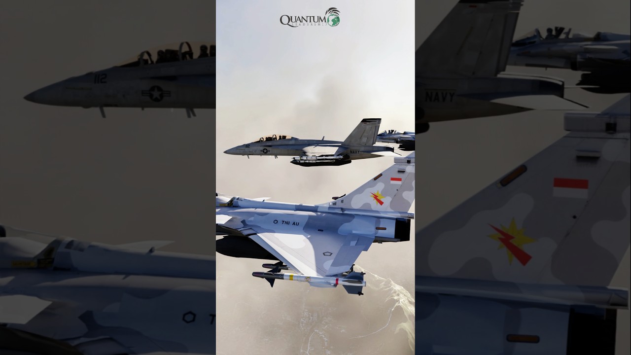 When 2 Indonesian Rafales Meet a US F/A-18