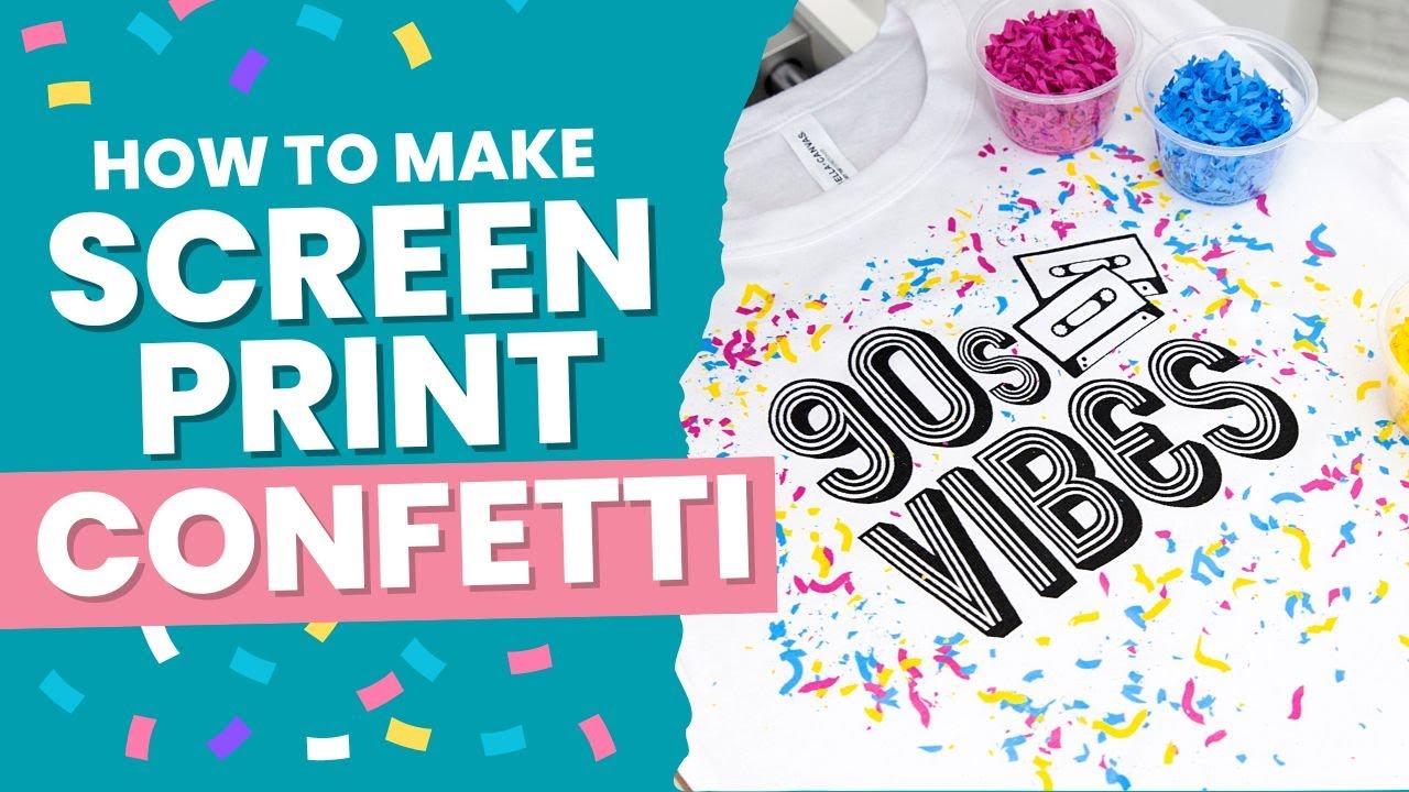 How to Make Screen Print Confetti