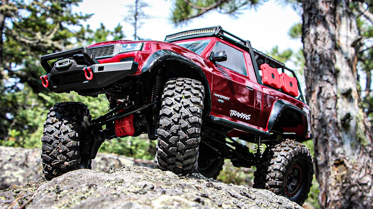 Wild trails - Traxxas Trx4 sport High trail cinematic RC crawling footage