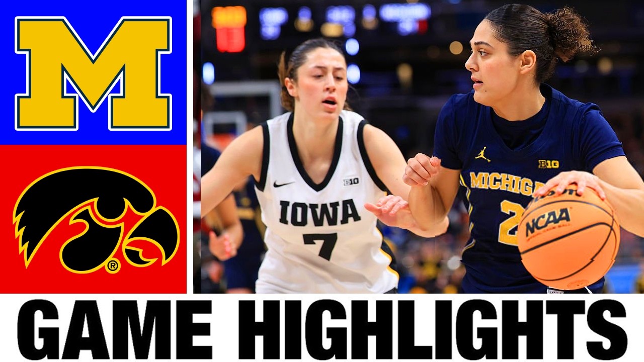 #8 Michigan vs #9 Iowa Highlights | Women's Basketball | College Basketball 2026