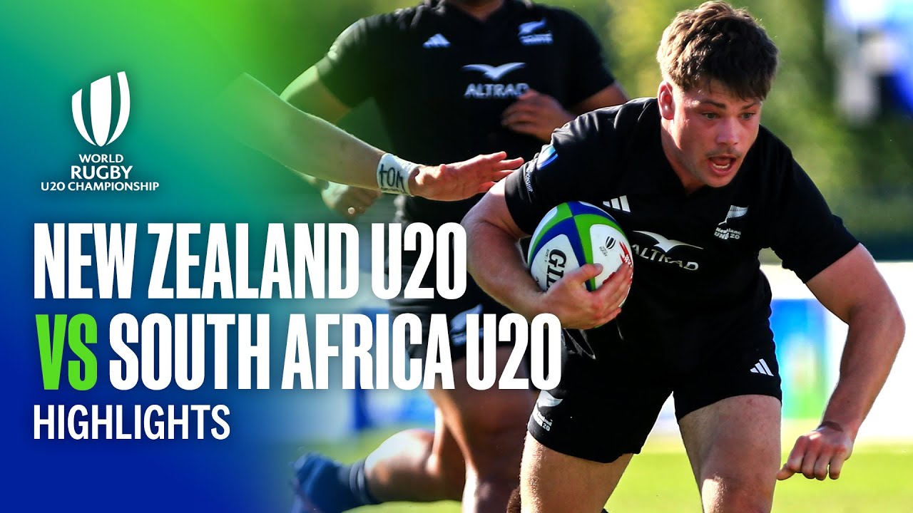 HIGHLIGHTS | New Zealand U20 v South Africa U20 | Grand Final, World Rugby U20 Championship, 2025