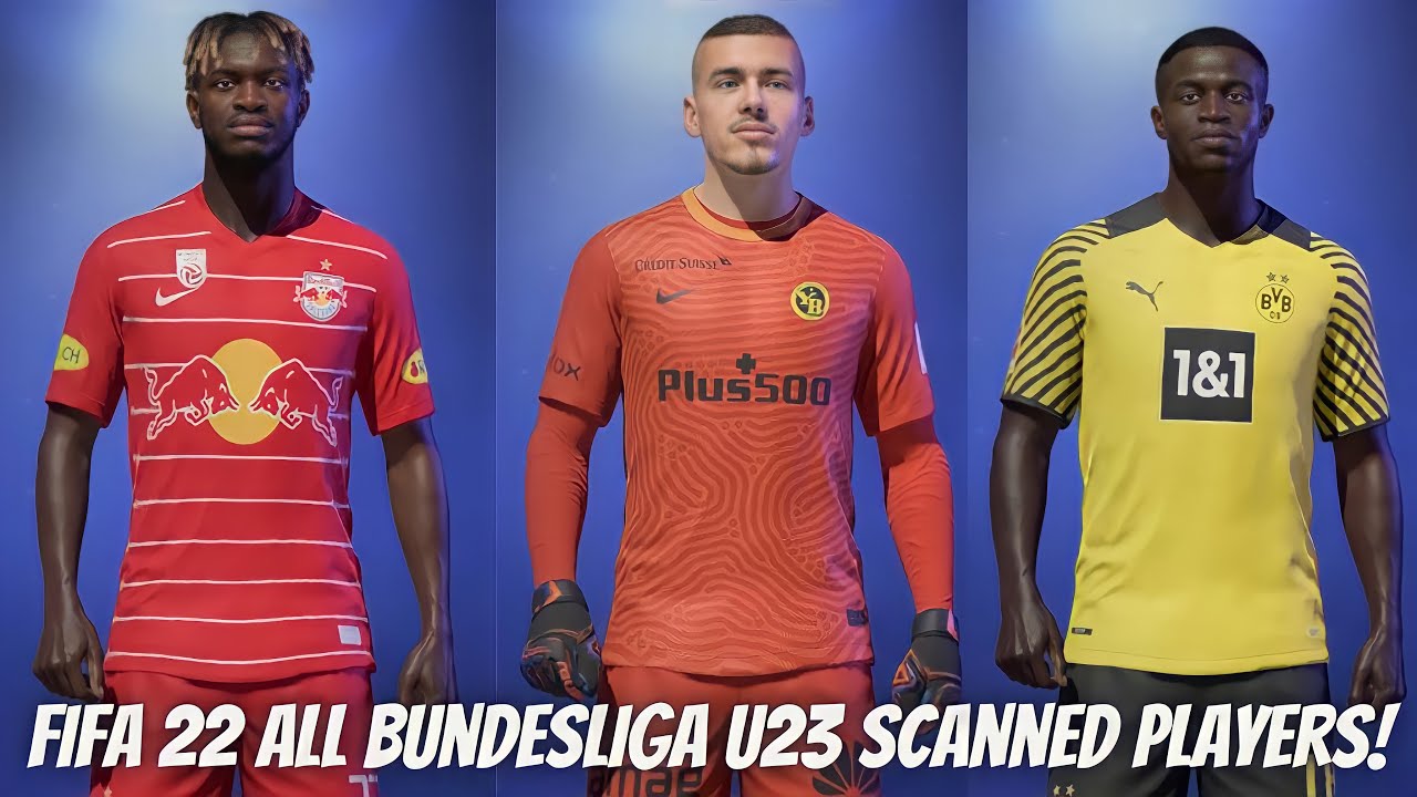 FIFA 22 | All Bundesliga/Austrian League and Swiss League u23 players with real face!