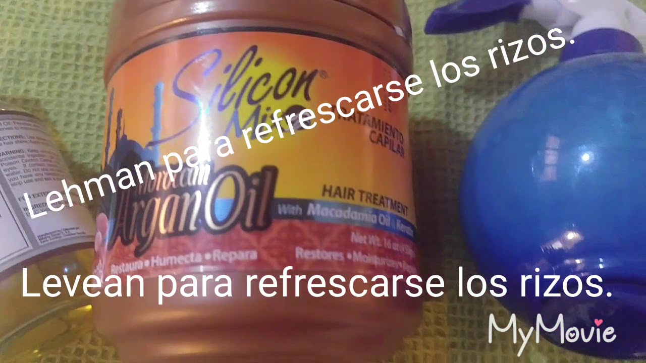 Como hacer un levean para el cabello risado.
