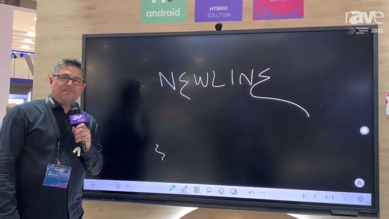 Pr&eacute;sentation Newline Elara - Tableau int&eacute;ractif