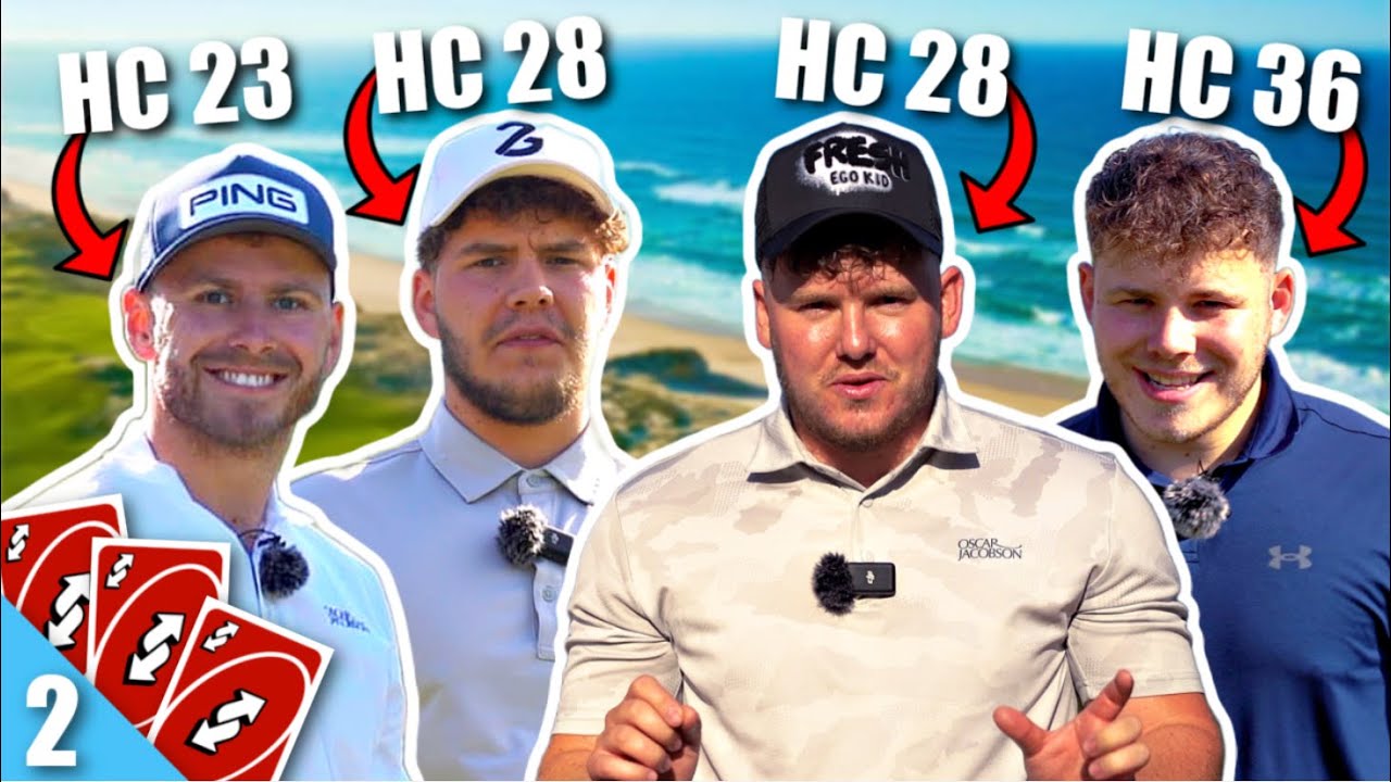 4 HIGH handicappers play REVERSE MULLIGAN! *Get’s heated*