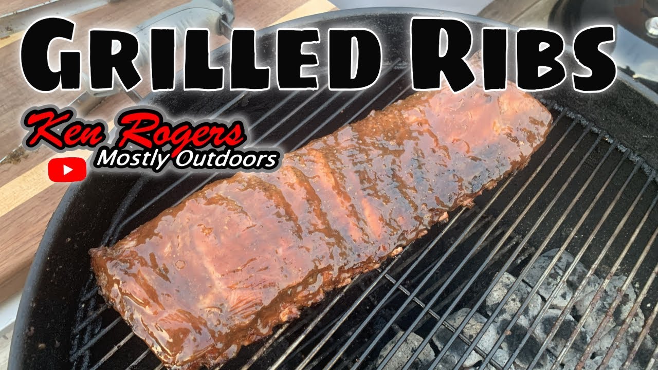Direct Heat Grilled Ribs on the Weber Kettle