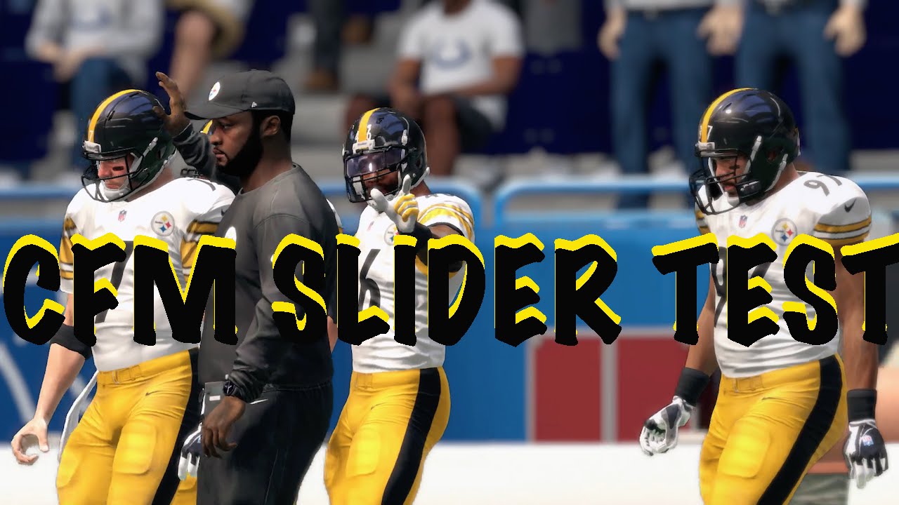 Madden 16 CFM All Pro Slider Test - Ravens at Steelers - Great Finish