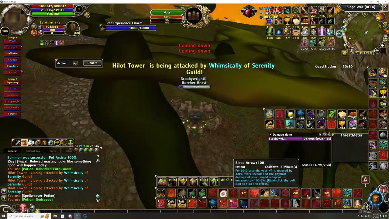 Runes of magic siegewar TarravsSerenity8.5.24