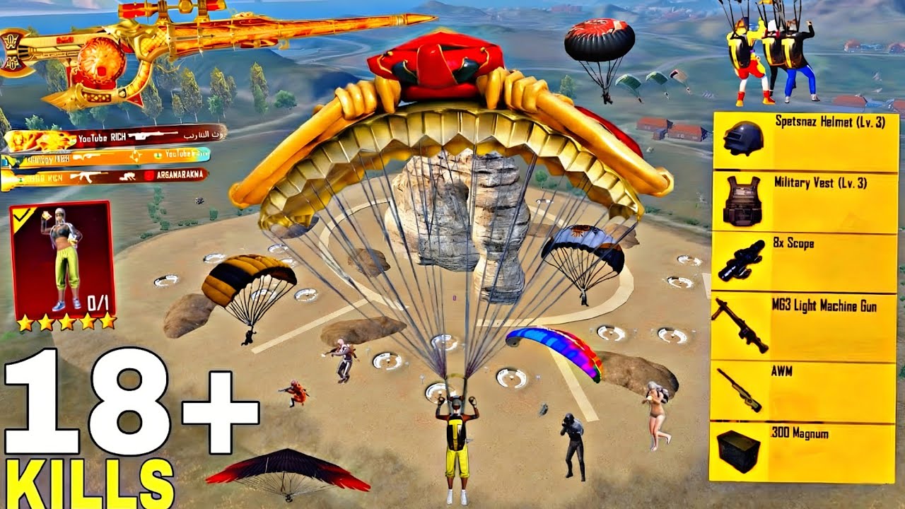 🥵😱Only RushPlay in PUBG MOBILE |PUBG MOBILE New Update 4.2 Gameplay | Hameed Pro Gamer #PUBGM 