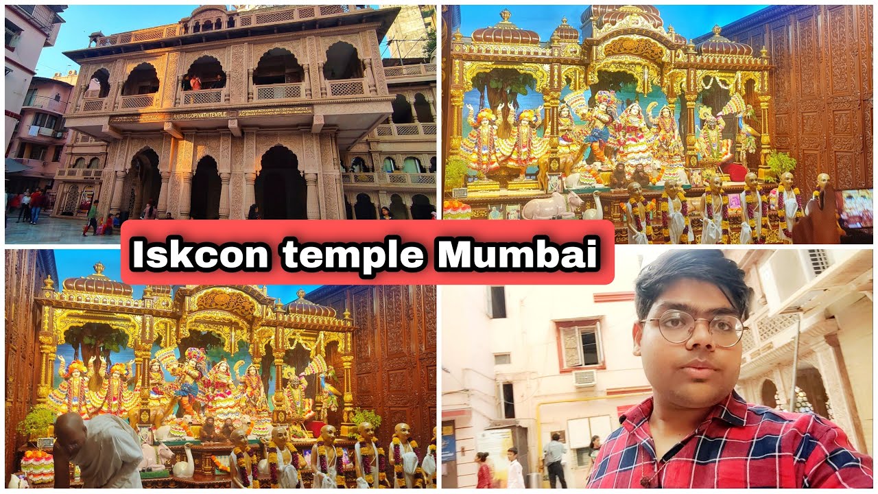 First time visit Iskcon temple || Iskcon temple girgaon mumbai || Mr.kiran vlogs