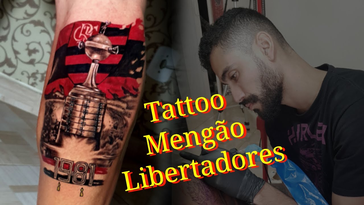 Tattoo Flamengo EXCLUSIVASSA LIBERTADORES