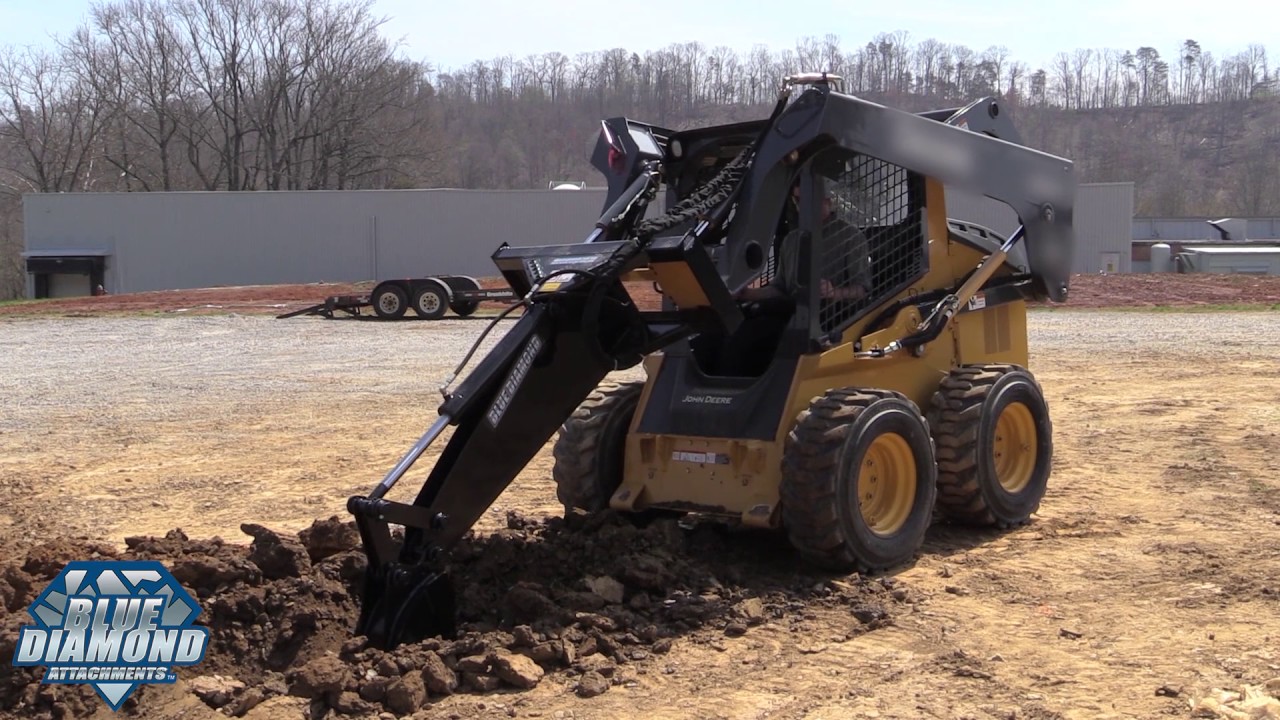 Skid Steer Backhoe : Blue Diamond Attachments