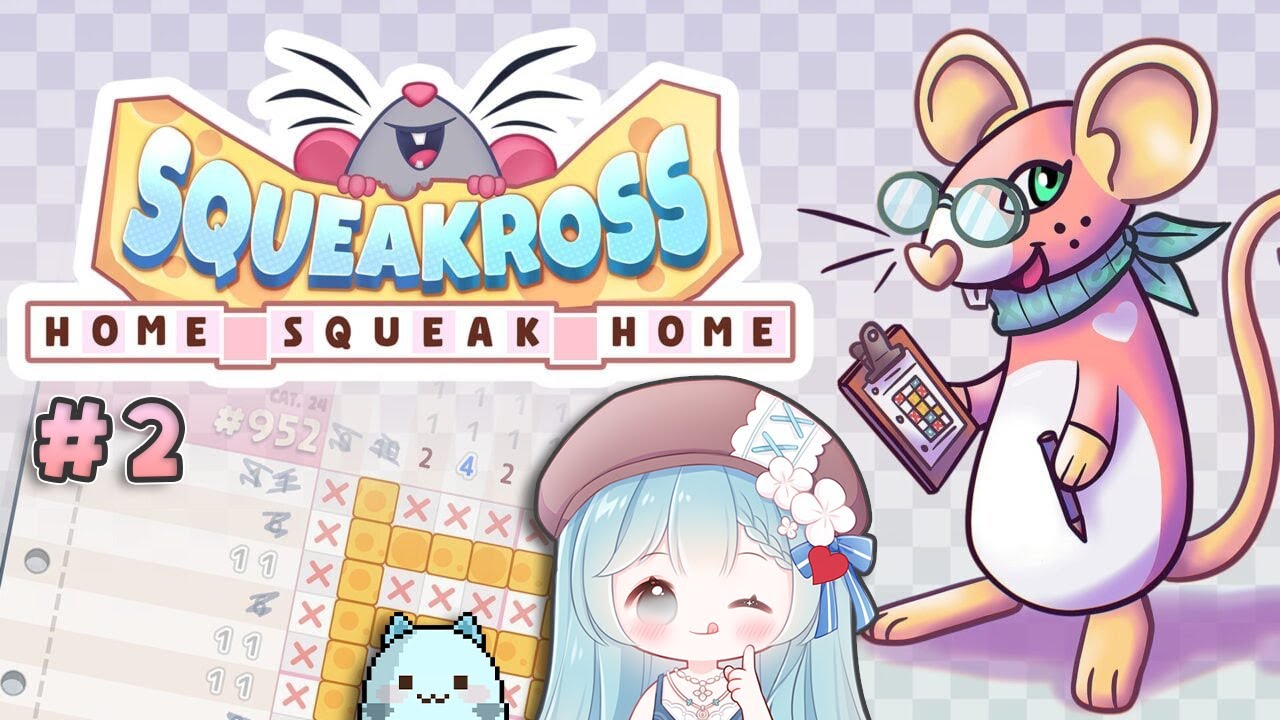【Squeakross】 Playing Nonogram / Picross While Buying Furnitures!!