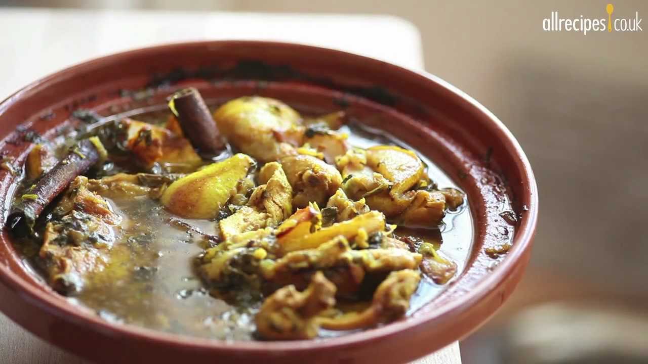 Chicken tagine with caramelised pears recipe - Allrecipes.co.uk