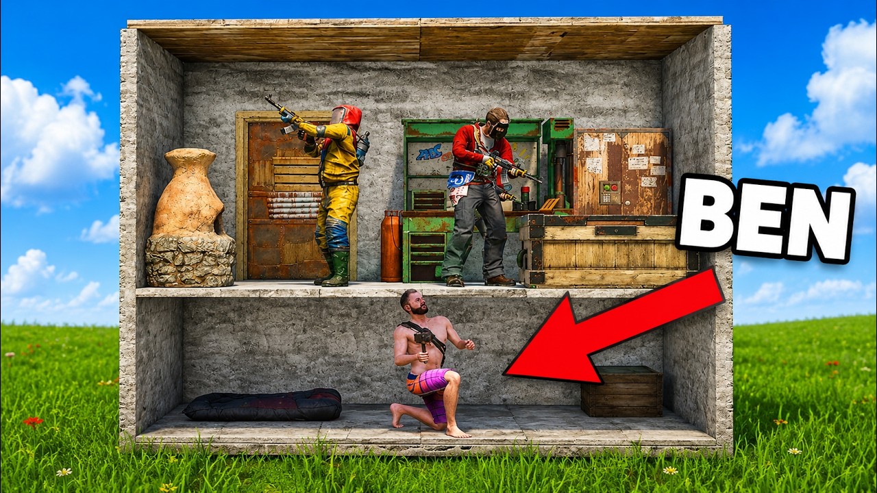 ZEMİNİN İÇİNDE 1 GÜN YAŞAMAK ! | Rust Türkçe