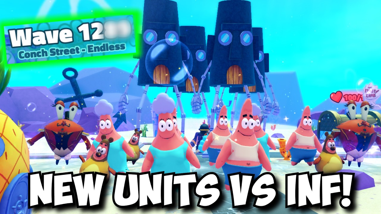 New Prismatics Vs Infinite Mode in Spongebob TD! (Wave 1200+!)