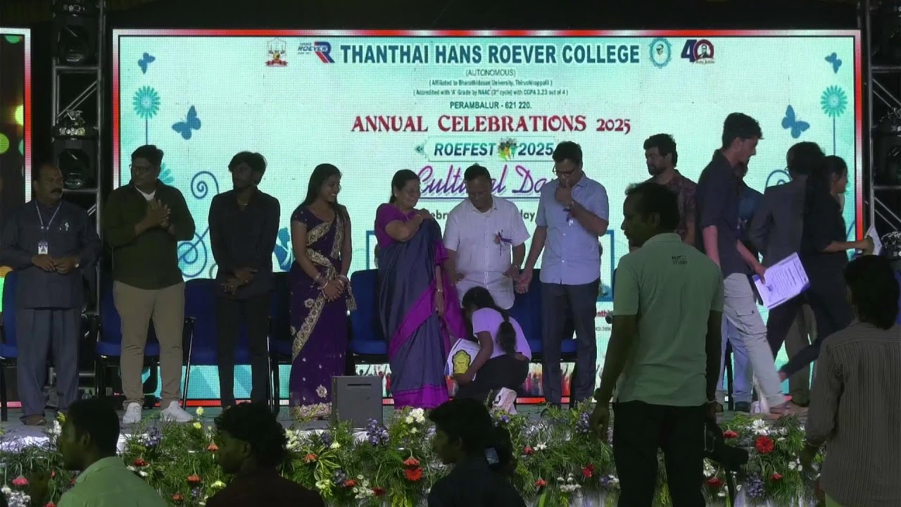 Cultural Day-2  #ROEFEST2025 #college #கலை விழா #culture #roevercollege #பெரம்பலூர் #students