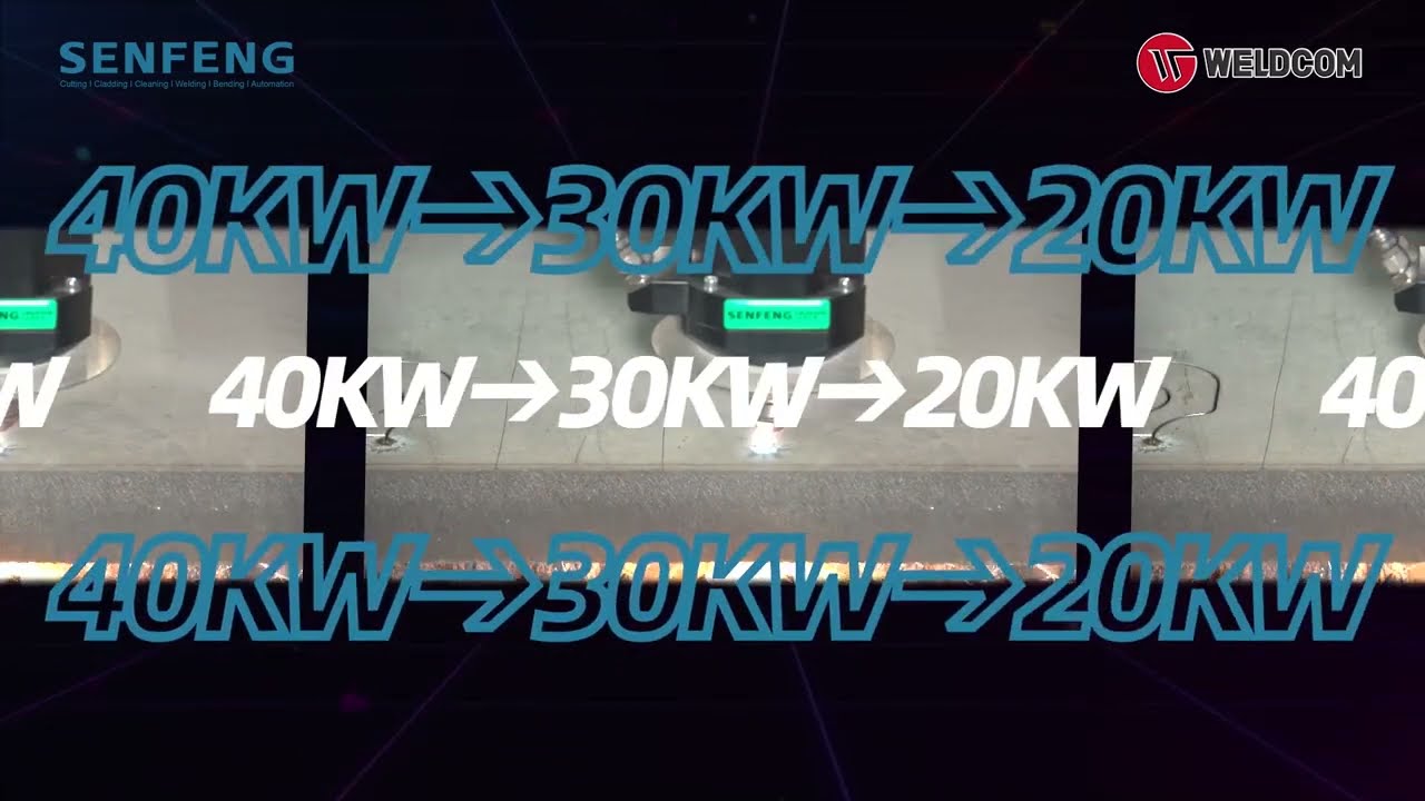 SO SÁNH TỐC ĐỘ CẮT  NGUỒN LASER FIBER SENFENG丨20KW vs 30KW vs 40KW丨