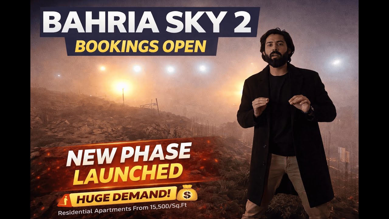 Bahria Sky 2 Launched 🚀 | Just 15,500/Sqft | 10% Booking | Fastest Construction in Bahria Town