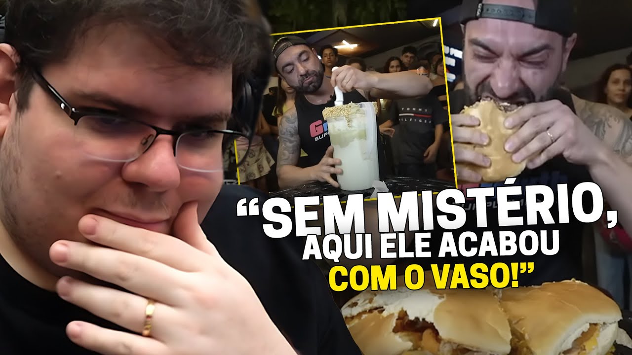 CASIMIRO REAGE: CORBUCCI COME 6 KG DE BURGER & MILK SHAKE GIGANTES | Cortes do Casimito