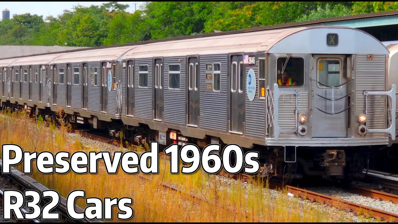 ⁴ᴷ⁶⁰ Views of the Preserved 1960s R32 NYC Subway Train