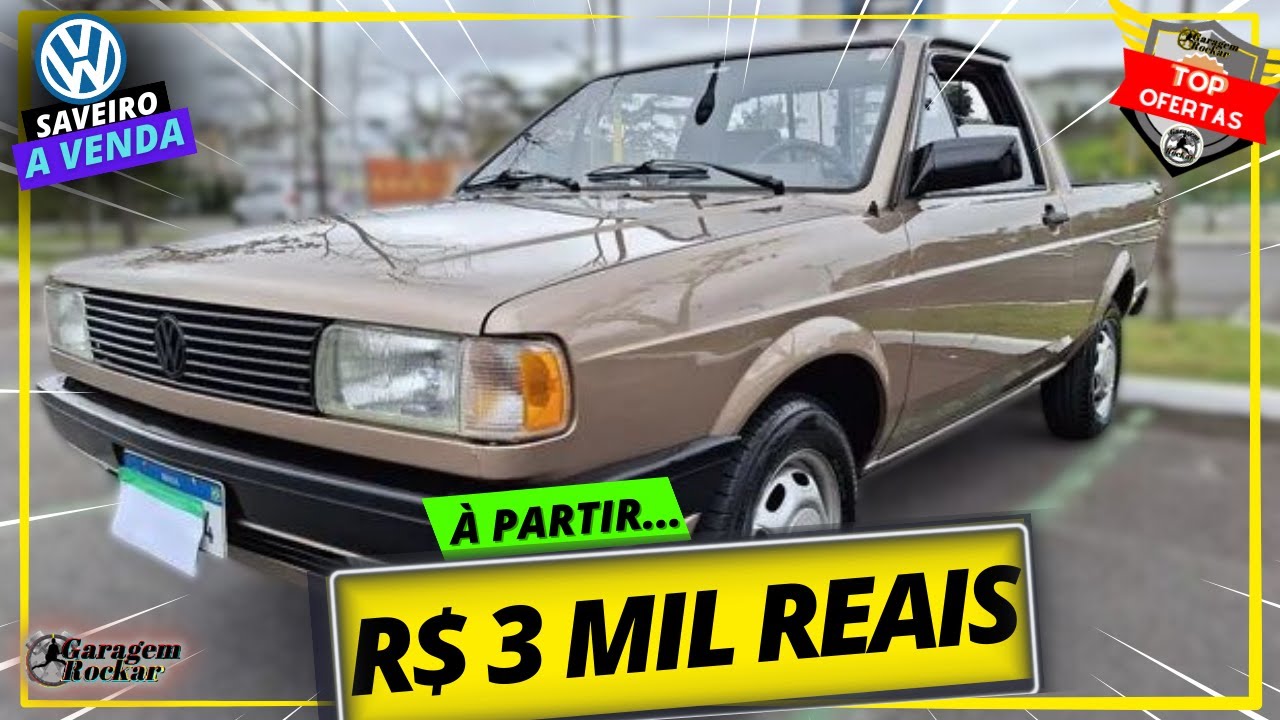 Volkswagen SAVEIRO QUADRADA BARATA [À PARTIR de 3 MIL REAIS!]Top Ofertas Rockar #saveirobarata #olx