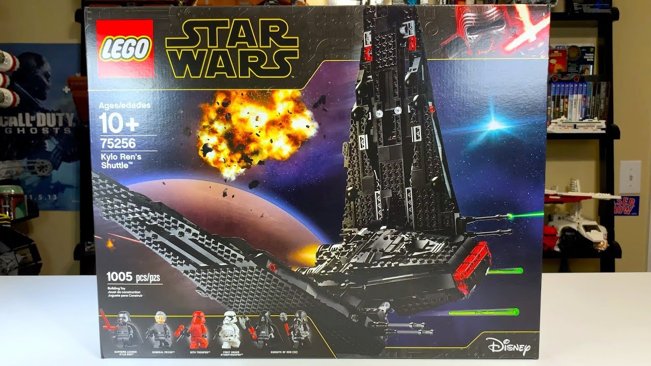 LEGO Star Wars 75256 KYLO REN'S SHUTTLE Review! (2019)