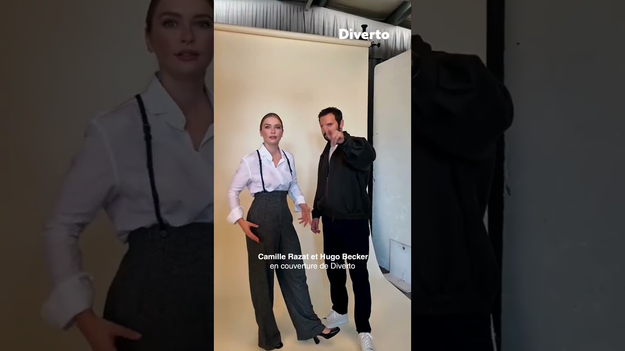 📸 Coulisses du shooting avec Camille Razat & Hugo Becker