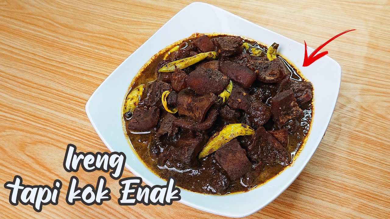 GAK PERNAH BOSEN! Pindang Kikil Kluwak Pepaya Pedas, Kuahnya Hitam Gurih Bikin Nambah Nasi Terus!