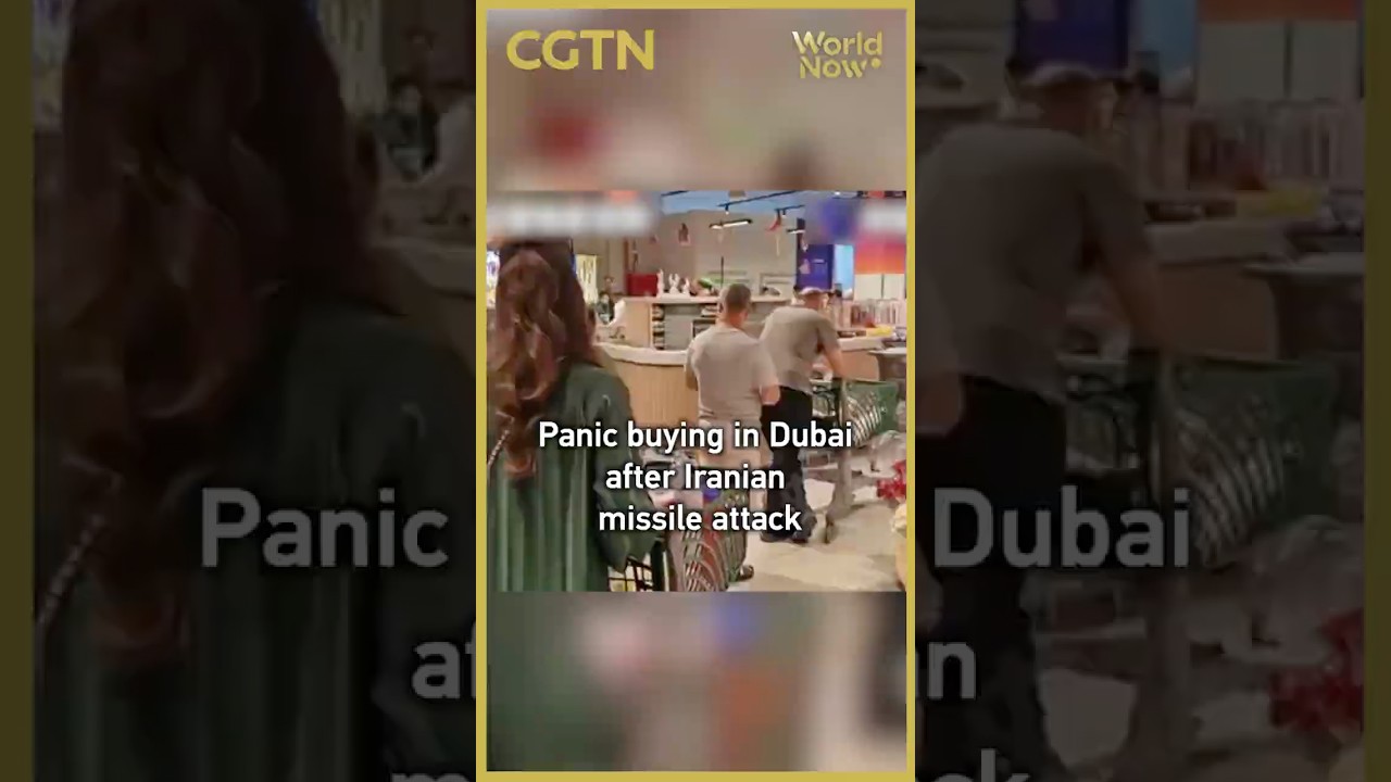 Panic buying in Dubai after Iranian missile attack
