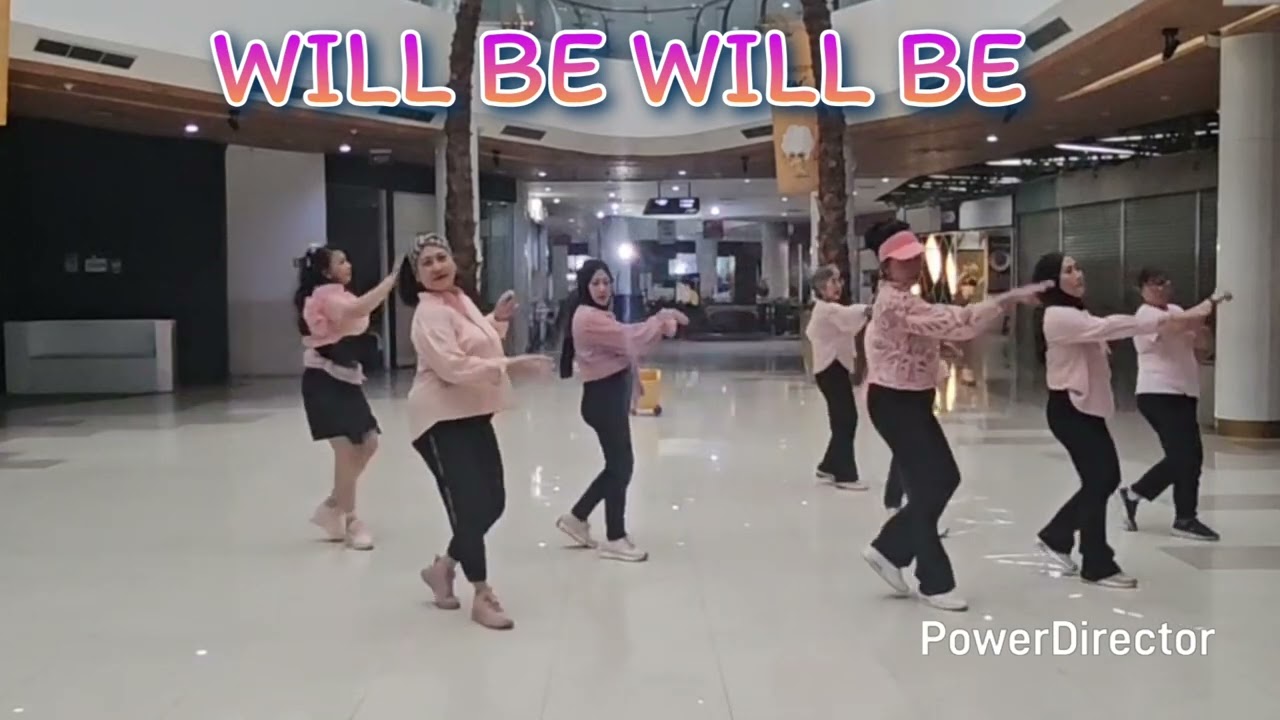WILL BE WILL BE #LILY KHO (INA), JUN ANDRIZAL (INA) #LINE DANCE KOTA BEKASI (LDKB) 