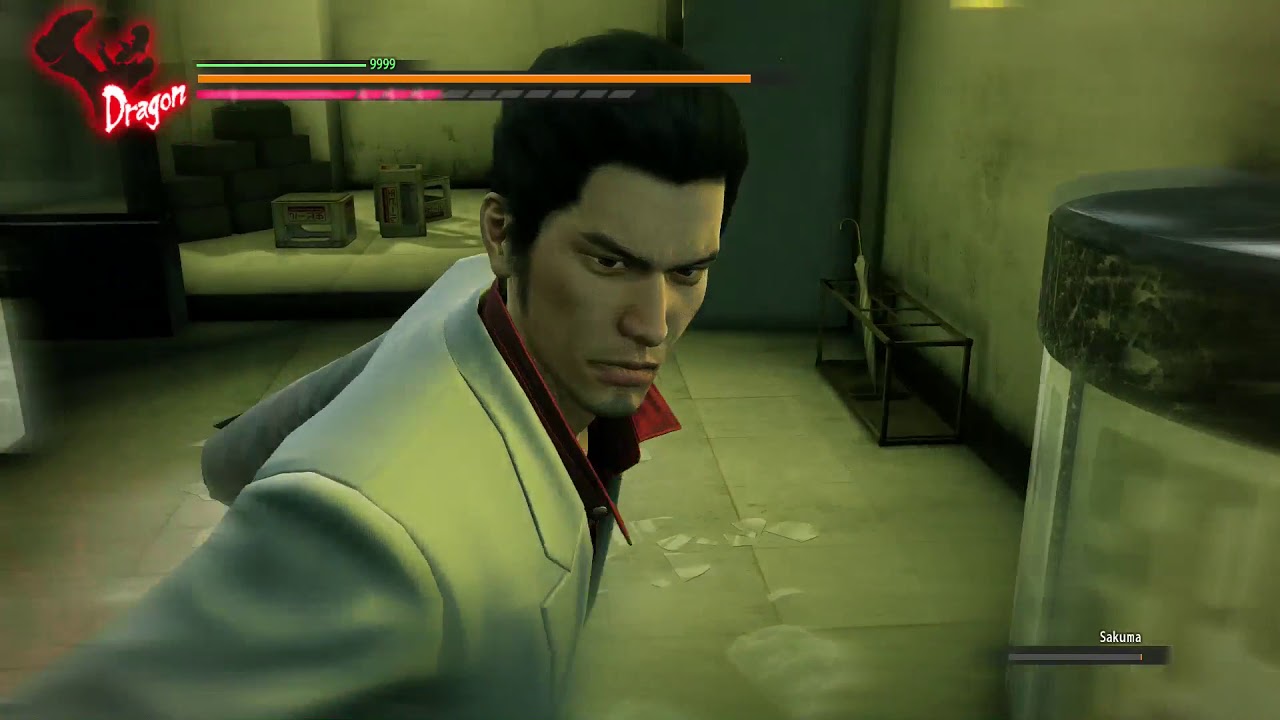 Yakuza Kiwami - Long Battle - Abandoned Building - No Damage, Tiger Drop, Weapons, Equipment (Hard)