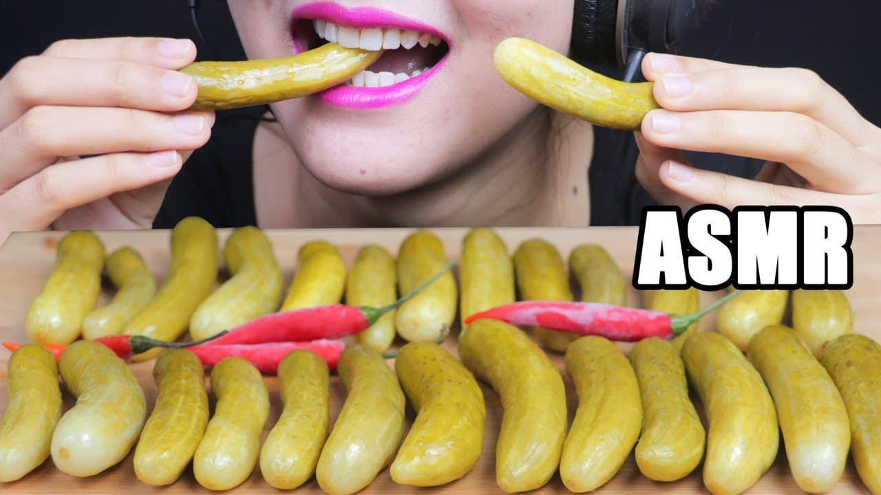 ASMR Pickled Cucumber (EXTREME Crunch EATING SOUNDS) No Talking | PAN-ASMR
