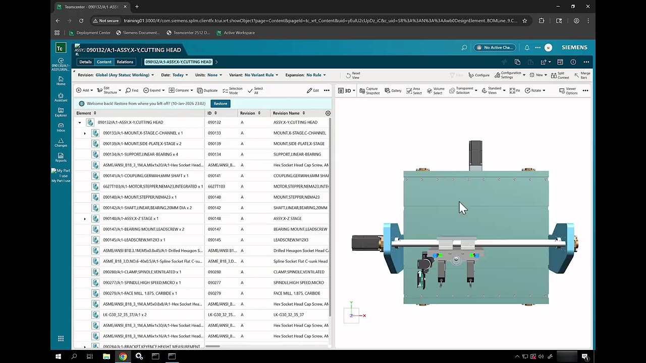 Teamcenter 2512: Explore Work Modes in Active Workspace