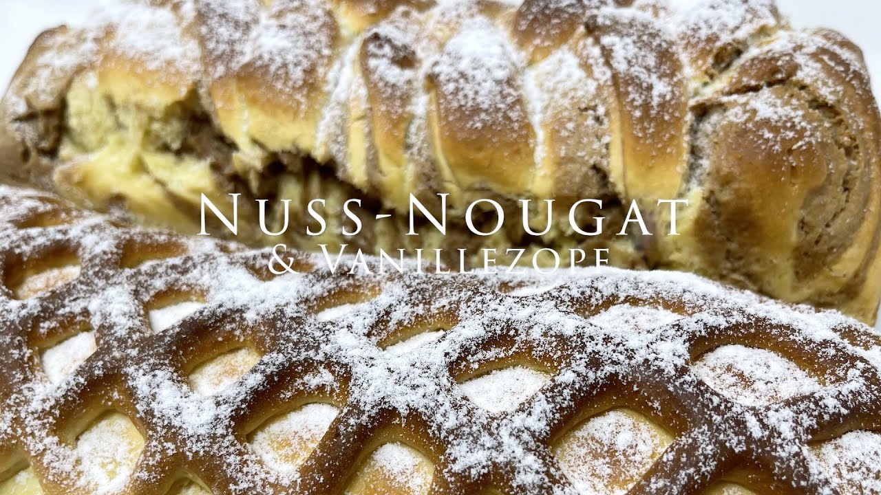 Nuss Nougat und Vanillezopf