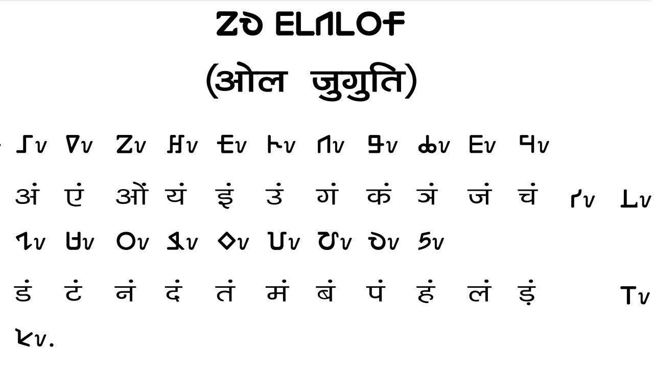 ओल जुगुति (Ol Juguti) हो बारह खाड़ी | Ho Language Basic Rules | Warang Chiti | Ho Language