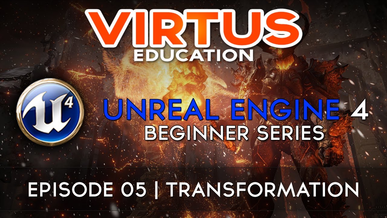 Unreal Engine 4 Beginner Tutorial Series - #5 Transformation Tools
