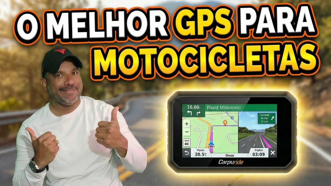 Melhor GPS + kit multimídia para motocicleta