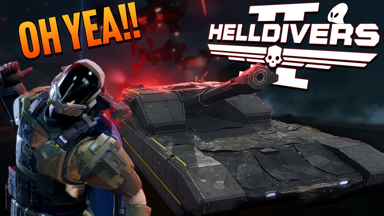 We use the NEW BASTION TANK!!! Random & Funny Moments | HELLDIVERS 2