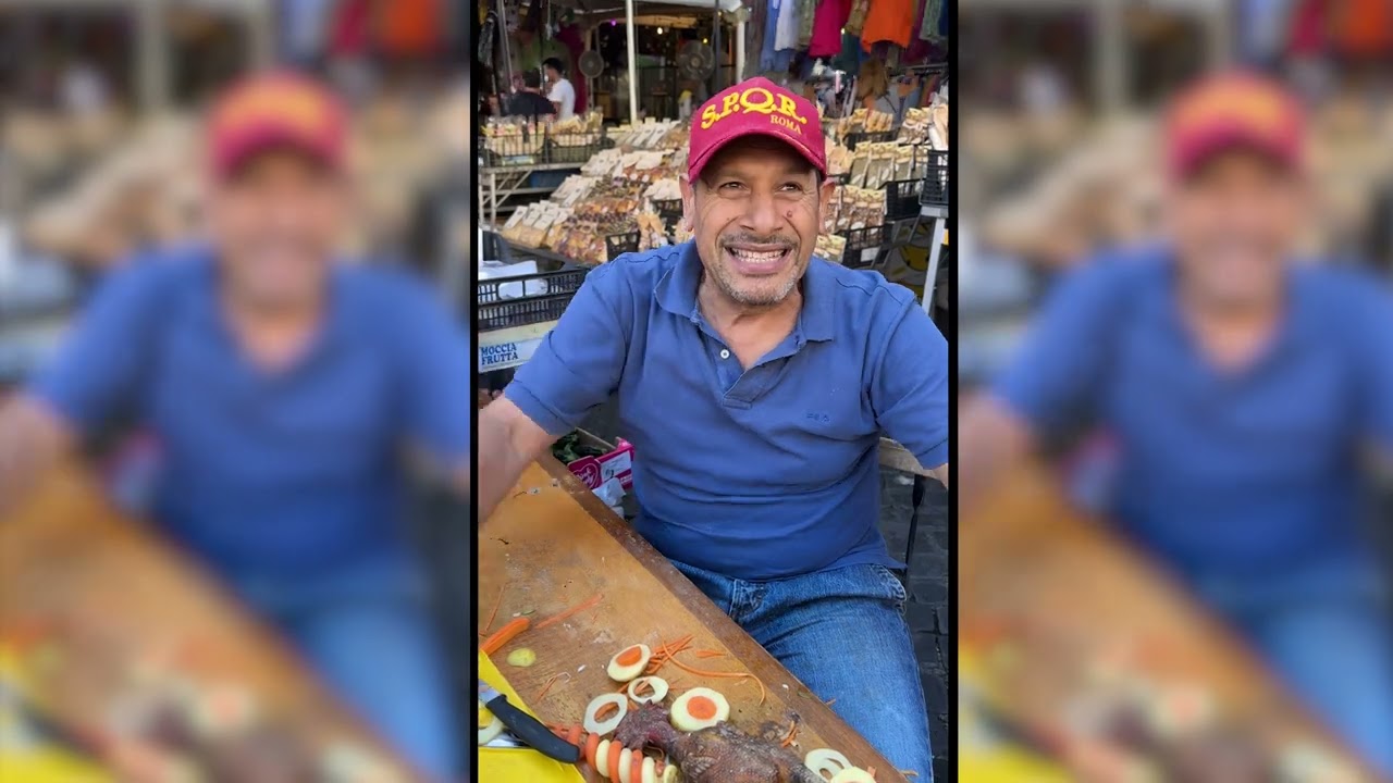 Mustafà - Incredibile Venditore a Campo de' Fiori Roma
