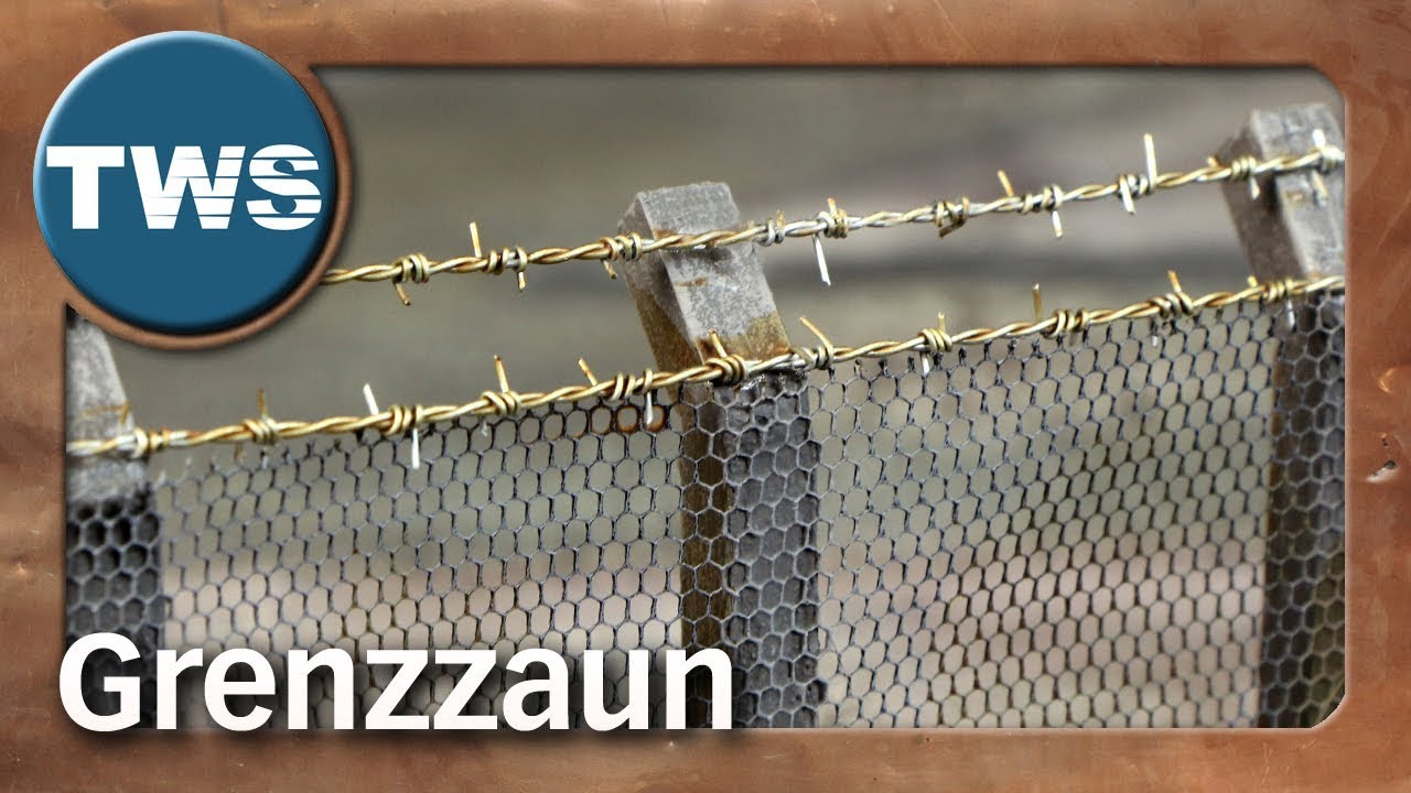 Tutorial: Grenzzaun / border fence (Tabletop-Gelände, TWS)