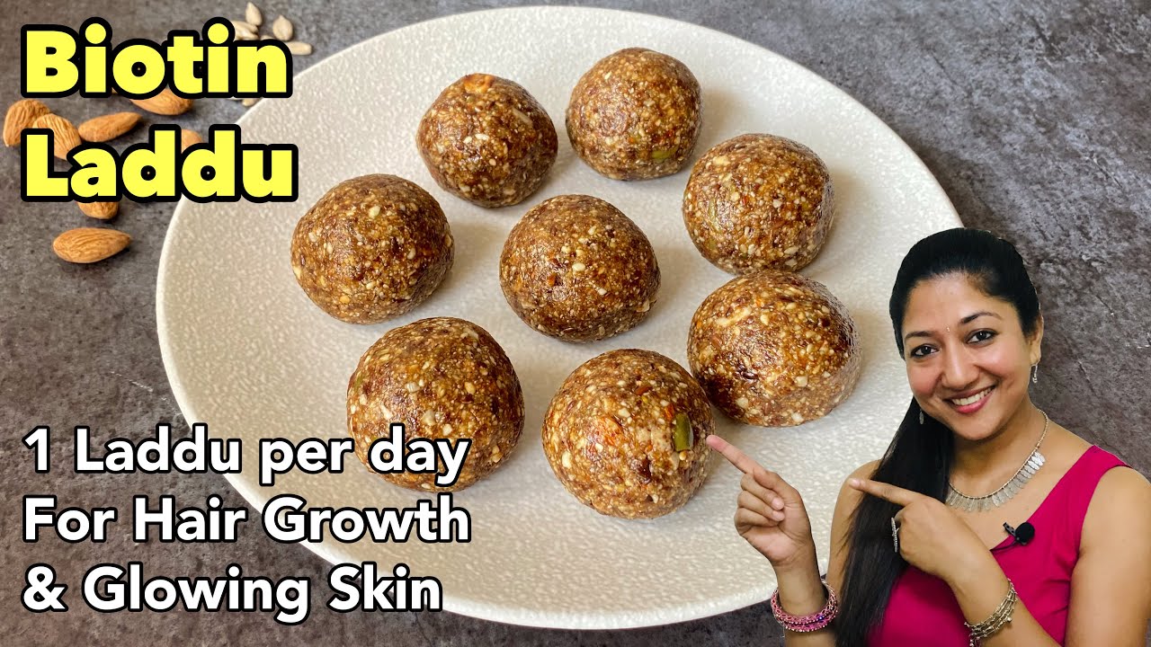 Biotin Laddu I Helps for Hair Growth & Skin Glow I Biotin Laddu Recipe I Aarum's Kitchen
