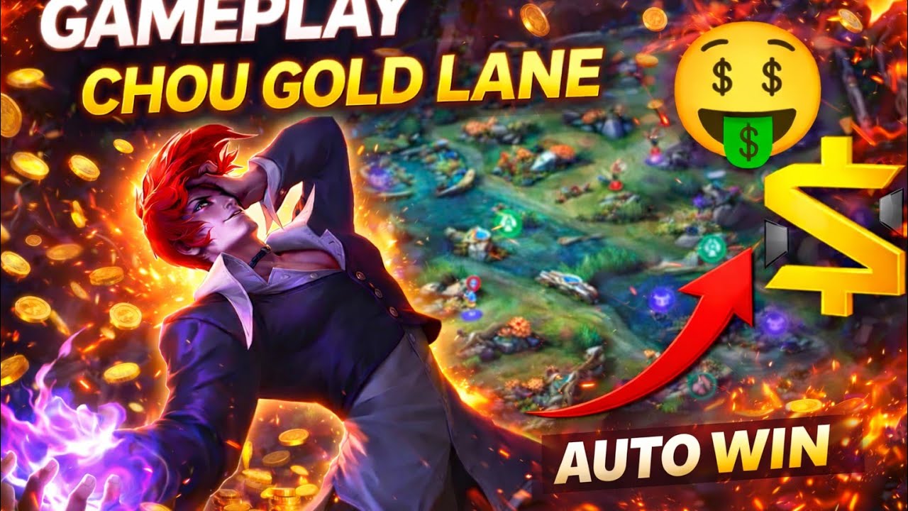 CHOU GOLD LANE AUTO WIN #MLBBGoldenMonth #MLBBCreator